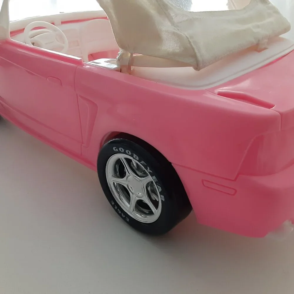 Pink BARBIE Convertible Toy Car